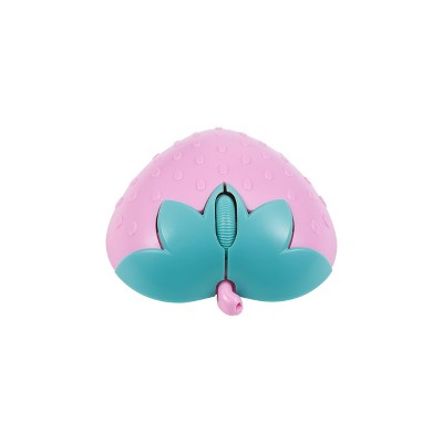 Vivitar 'Strawberry' Novelty Computer Mouse - Berry Pink: Wireless Radio Frequency, Home Use