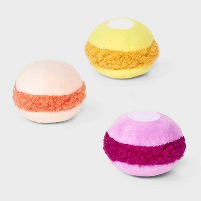 Macaron Pull-Apart Trio Cat Plush Toy Set - 3pc - Boots & Barkley