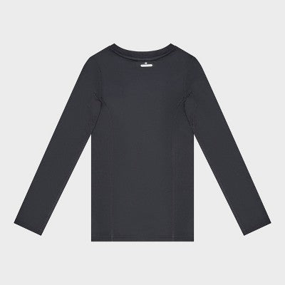 Champion Youth 2pk Compression Long Sleeve Shirt - Black/Black - S