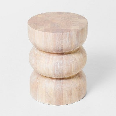 Accent Table White Wash - Threshold designed with Studio McGee (LOCAL PICKUP ONLY)