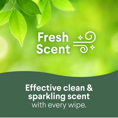 Clorox Fresh Lemon Scented Seasonal Disinfecting Wipes All Purpose Cleaners - 75ct/3 Value Pack