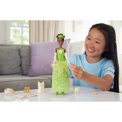 Disney Princess 2 in 1 Stories Tiana 11.5 " Fashion Doll Set and Fashion Accessories