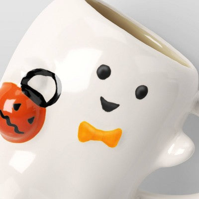 15.2 fl oz Halloween Stoneware Figural Ghost Mug - Hyde & EEK! Boutique