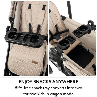 Evenflo Transformer Travel System and Stroller Wagon with LiteMax NXT Infant Seat with SS - Travertine (LOCAL PICKUP ONLY)