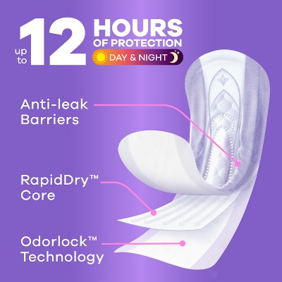 Always Discreet Drop Incontinence Pads - Heavy - Regular - 48ct