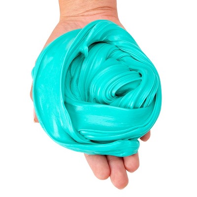 Cra-Z-Slimy I'm Fluffy Teal Slime Jar 7.8oz