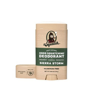 DR. SQUATCH Men's Natural Solid Deodorant Sierra Storm - 2.65oz