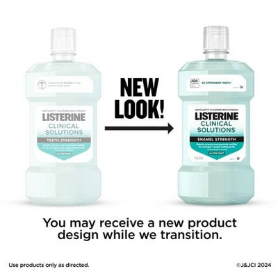 Listerine Clinical Solutions Enamel Strength Mouthwash Alphine Mint - 1L