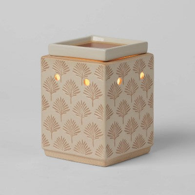 Ceramic Debossed Pattern Wax Warmer - Threshold