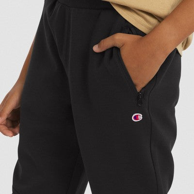 Champion Boys' Double Knit Jogger Pants - Black M