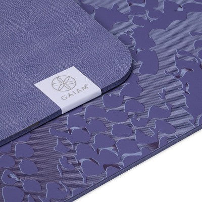 Gaiam Studio Select Dry-Grip Yoga Mat Snake - Purple - (5mm) (LOCAL PICKUP ONLY)