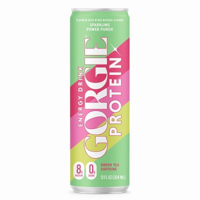 Gorgie Sparkling Power Punch Protein Energy Drink - 12 fl oz