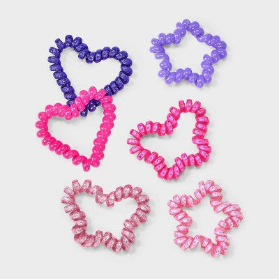 Assorted Shaped Spirals - 6pc- Cat & Jack