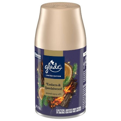 Glade Automatic Air Freshener Room Spray Fall Scent Refill - Embers & Sandalwood - 6.2 oz