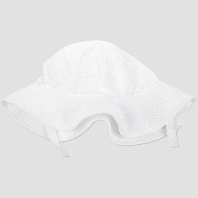Carter's Just One You? Baby Girls' Eyelet Swim Hat - White 12-18M