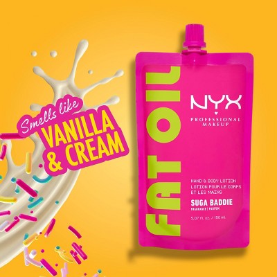 NYX Professional Makeup Fat Oil Hand & Body Lotion with Avocado Oil - Suga Baddie - 5.07 fl oz