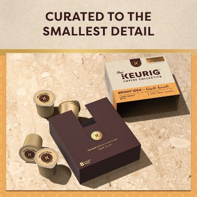 Keurig Coffee Collective Bright Idea Light Roast K-Cup Coffee Pods - 8ct (LOCAL PICKUP ONLY)