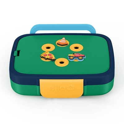 Ello Benni Hot/Cold Food Storage Container with Charms - Green