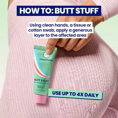 Megababe Butt Stuff Maximum Strength Hemorrhoid Ointment - 1.25oz
