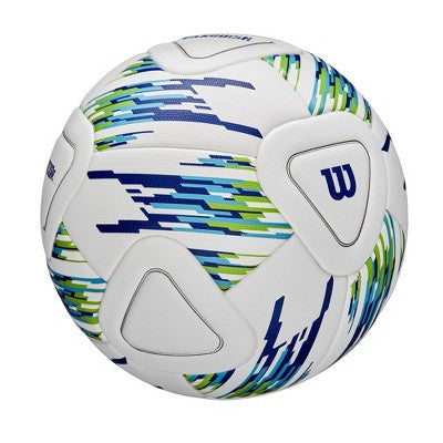 Wilson NCAA Size 5 Vanquish Soccer Ball - White/Blue/Green