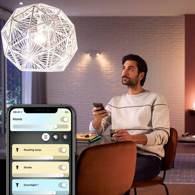 Philips Hue 2pk BR30 Warm-To-Cool LED Smart Light Bluetooth & Bridge Compatible