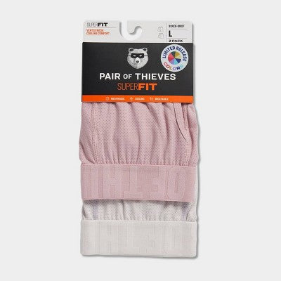 Pair of Thieves Men's Boxer Briefs 2pk - Lavender L
