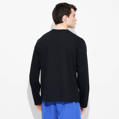 Men's Long Sleeve T-Shirt Original Use Black MEDIUM