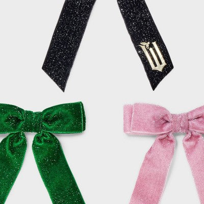 Adult Wicked Hair 3 Set Bow