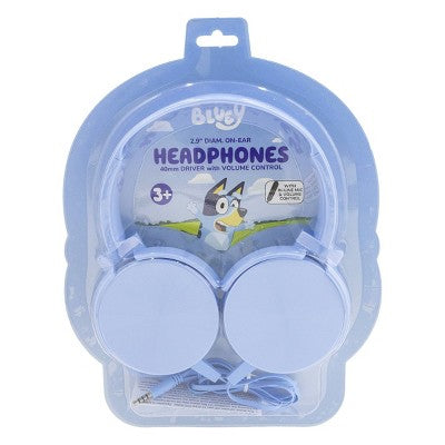 Bluey 15.5L Backpack 5pc Set with Headphone and Hood - Blue