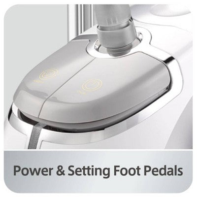 SALAV GS45-DJ Professional Garment Steamer with Foot Pedal Control: 1500W Clothing Steamer, 1.8L Tank, 60 Min Steam Time
