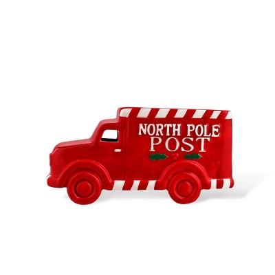 LED Ceramic Postal Truck - Bullseye's Playground