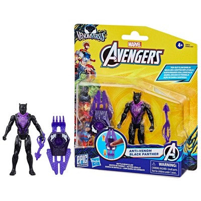 Marvel Avengers Venom vs Epic World of Action Anti-Venom Black Panther Action Figure