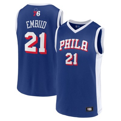 NBA Philadelphia 76ers Boys' J Embiid Jersey - S