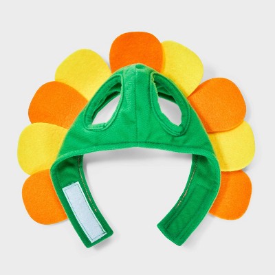 Flower Cat Headpiece Costume - Boots & Barkley Orange One Size Fits Most