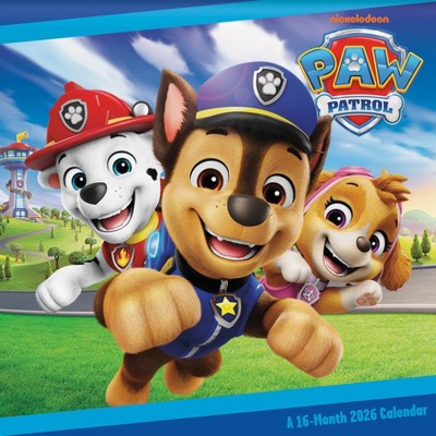 DateWorks 12"x12" 2026 Paw Patrol Wall Calendar