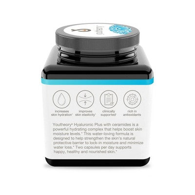 Youtheory Hyaluronic Plus with Ceramides Vegetarian Capsules - 60ct
