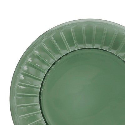 2pk Glass Plates Green - Bullseye's Playground