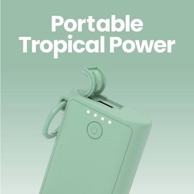 GEMS Portable Outdoor 6000mAh Power Bank - Sage Green