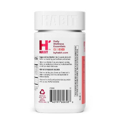 HABIT Hair Skin and Nails Vegan Capsules - 60ct