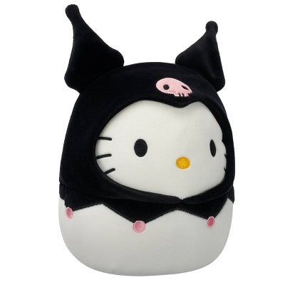 Hello Kitty 8" Squishmallows Plush in Kuromi Hoodie