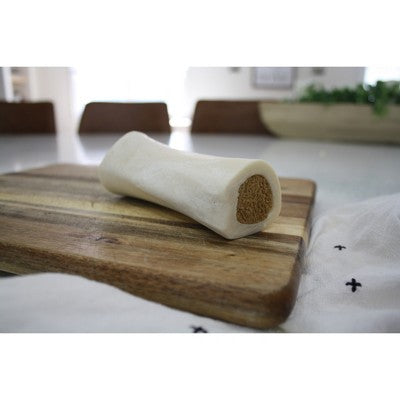 Cadet Peanut Butter Stuffed Shin Bone Dog Treats - Large - 8.5oz