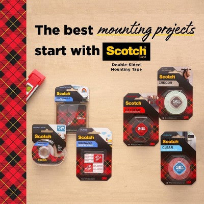 Scotch 36ct Removable Mounting Adhesives Squares