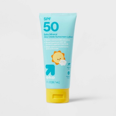 Baby Mineral Sunscreen Lotion - SPF 50 - 3oz - up&up