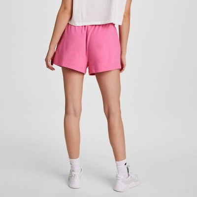 Champion Women's Iconic Cinch Waist Essentials Jersey Shorts  XL