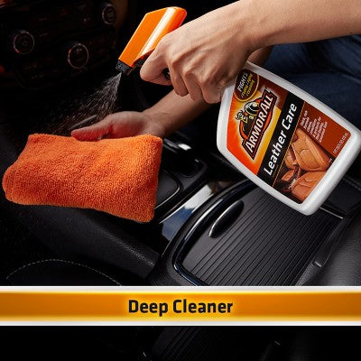Armor All 16oz Leather Care Automotive Protector: Vehicle Leather Conditioner & Cleaner, Car Interior Protection Liquid