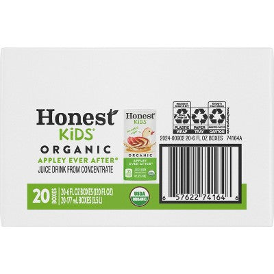 Honest Kids Organic Apple Juice Drink - 20pk/6 fl oz Boxes