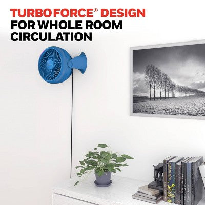 Honeywell TurboForce Portable Fan Blue Aura