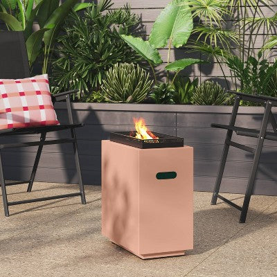 1lb Rectangular Fire Pit Terracotta - Room Essentials (LOCAL PICKUP ONLY)