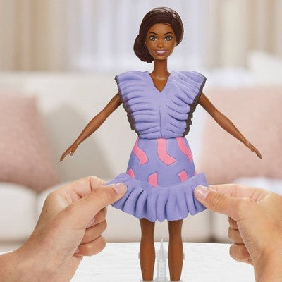 Play-Doh Barbie Fashionista Ruffles Designer Doll Set