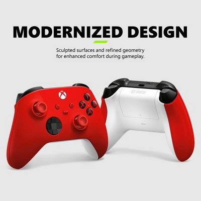 Xbox Series X|S Wireless Controller - Pulse Red: Microsoft, USB-C, Bluetooth, PC Compatible